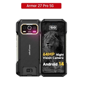 Armor 27 Pro 5G Rugged Phone 50MP Camera 64MP Night Smartphone Android 14