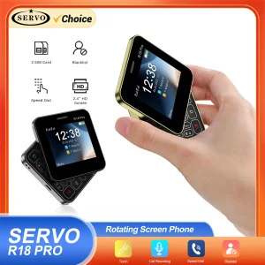 SERVO 90° Rotating Side Slider Phone 2G GSMFlashlight